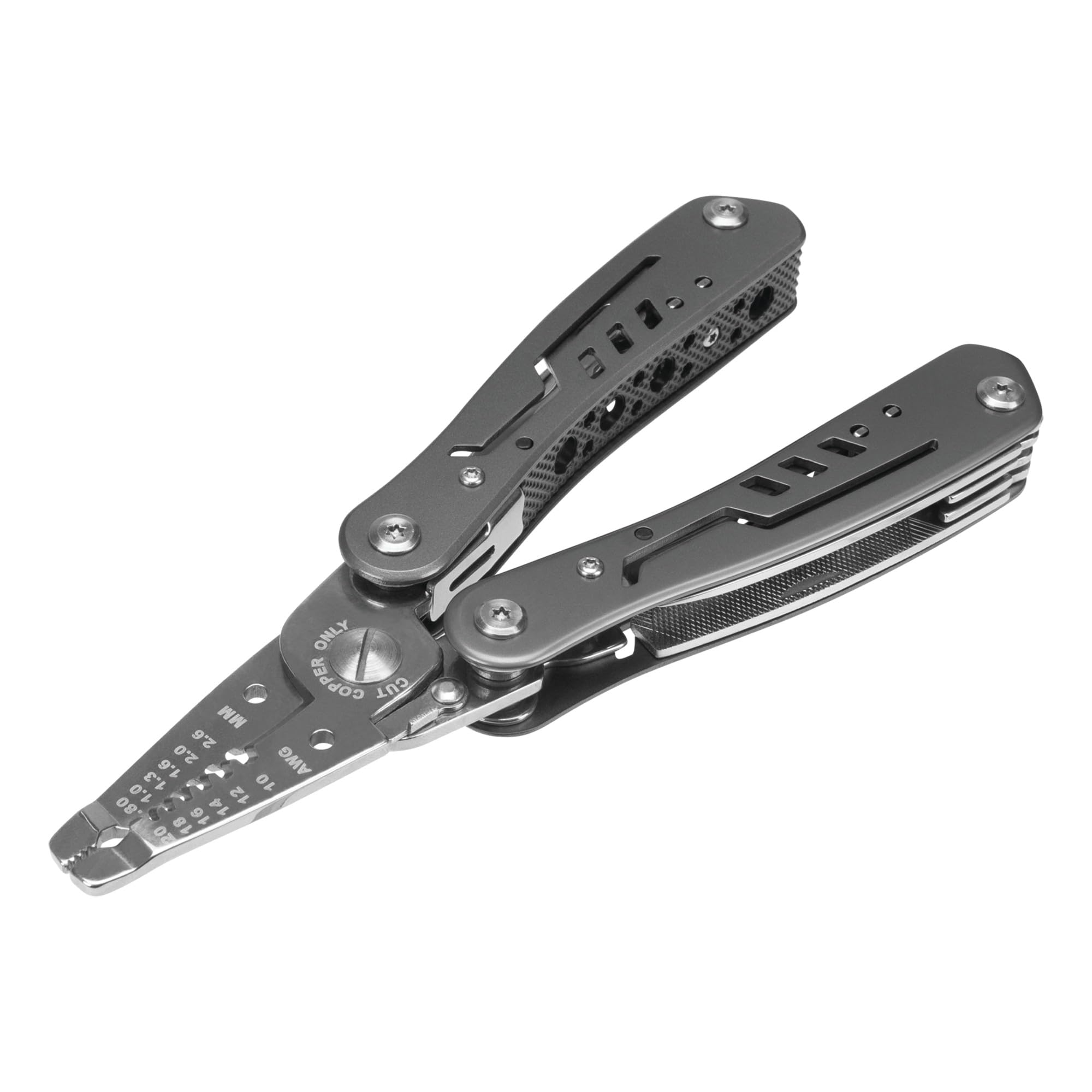 W86506 Performance Tool 13-in-1 Electrician Multi-Tool (Wire Strippers, Long Nose Pilers, Wire Cutters and more) Strip & Cut 10 to 18 AWG Solid Wire