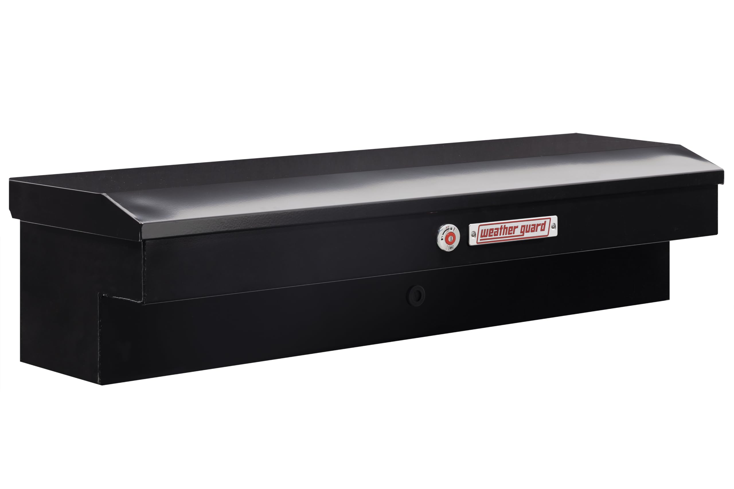 Weather Guard 175-5-04 Model 56in Lo-Side Box, Steel, Gloss Black, 4.0 cu ft