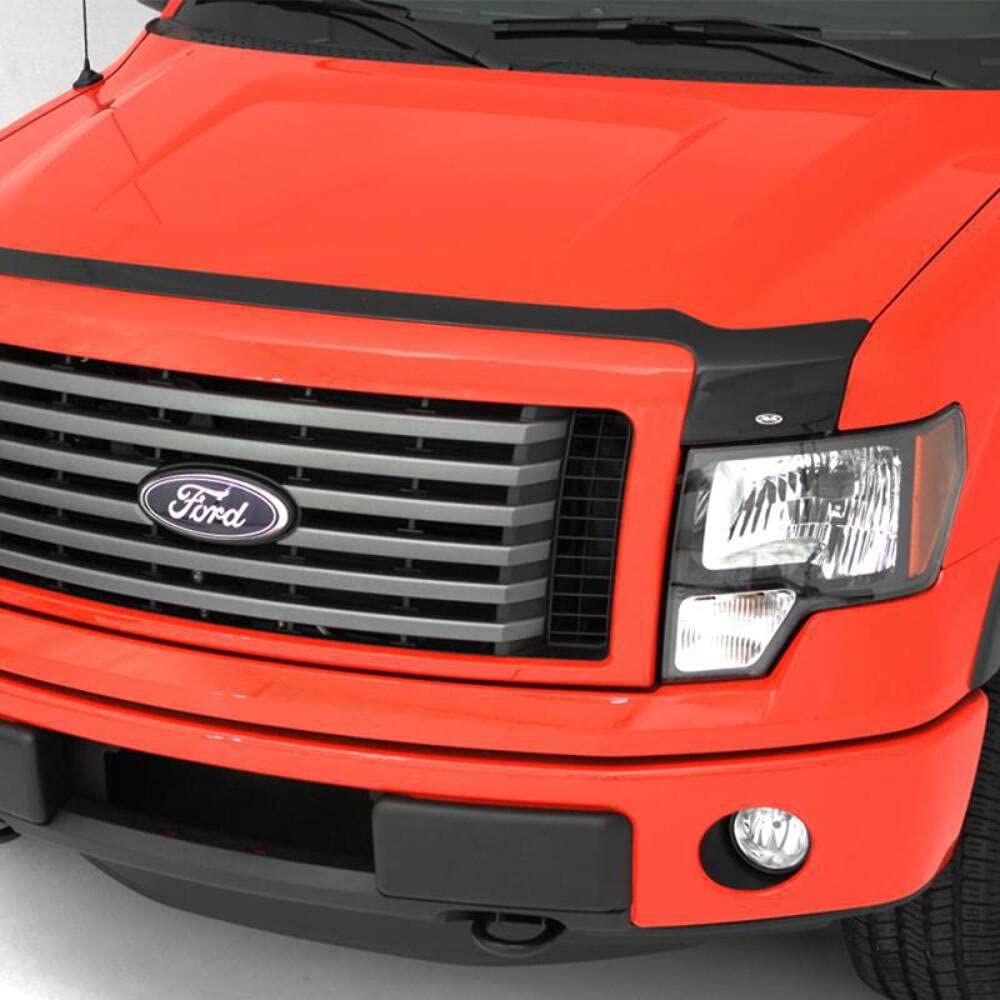 Aeroskin Hood Protector Auto Ventshade [AVS] | Fits 2011 - 2013 Nissan Xterra | Low Profile Deflector / Bug Shield - 1 pc., Smoke | 322039