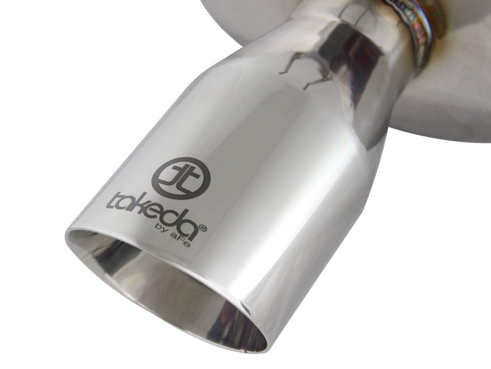 304 Stainless Steel aFe (49-36603) Axle-Back Exhaust System with Polished Tip for Honda Civic L4 1.8L