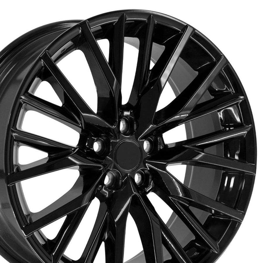 20 Inch OE Wheels LX59 Rim Fits RX350/RX450 Style 5x114.3 20x8 Gloss Black - Hollander 74339 (1)