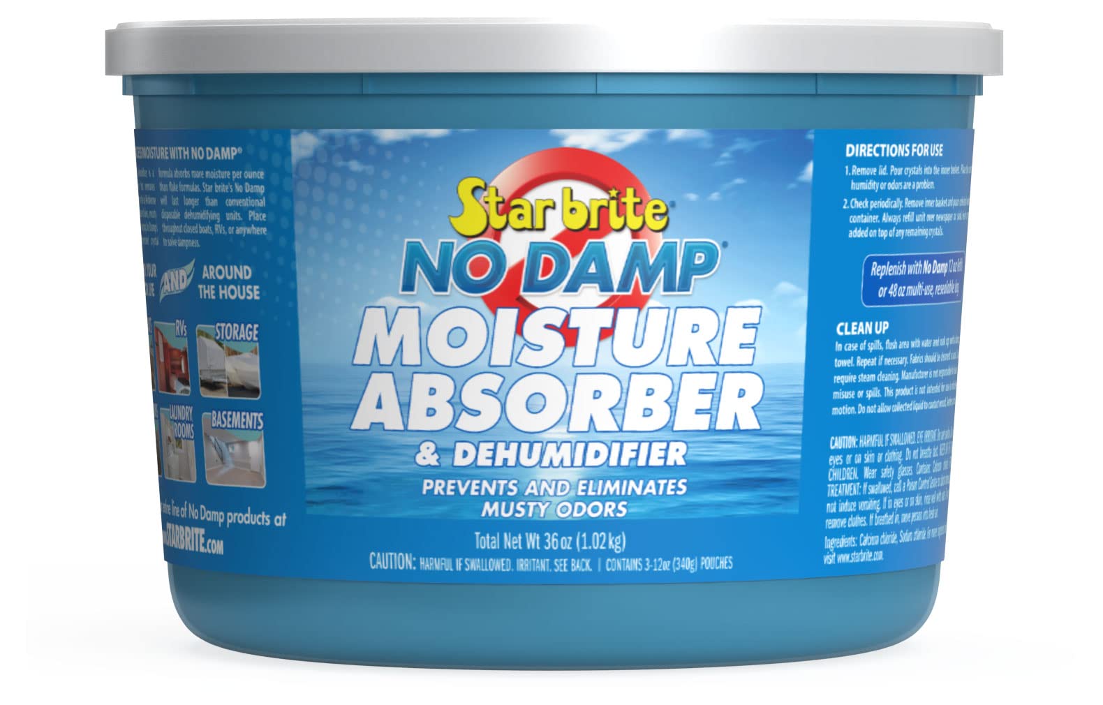 No Damp Star brite Dehumidifier 36 oz Bucket