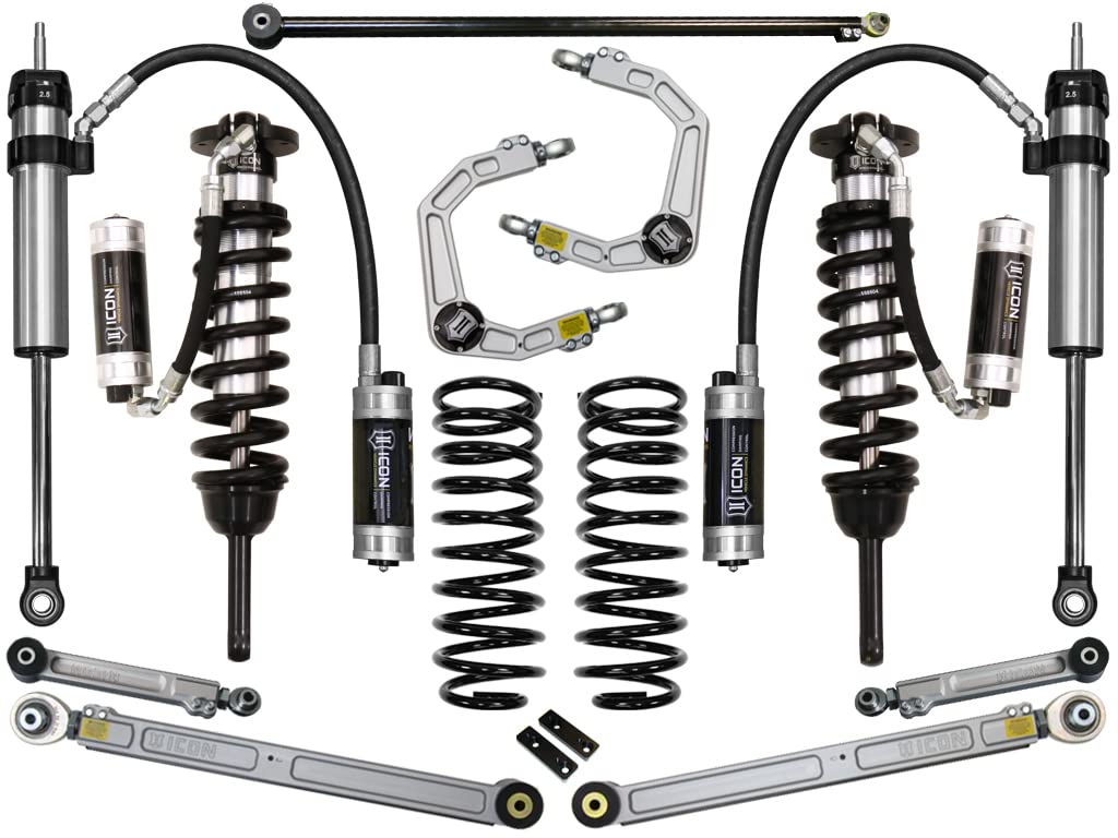 0-3.5" Lift, ICON Stage 7 Suspension System, Billet UCA, Compatible with 2010-Up Lexus GX460, K53187
