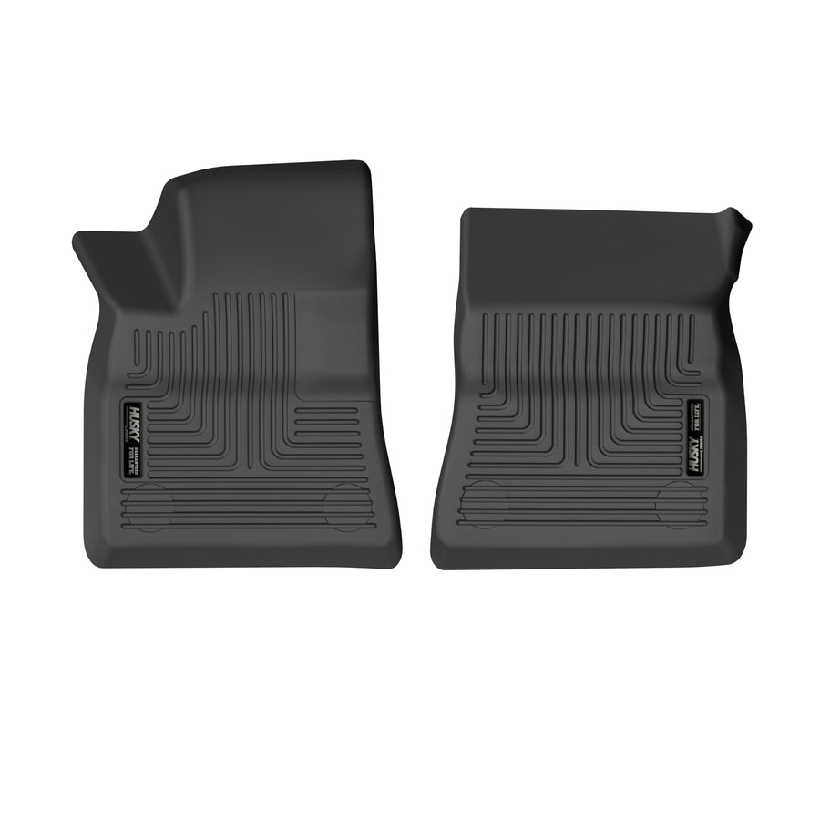 Husky Liners Floor Mats X-act Contour | Fits 2017-2025 Tesla Model 3 | Front Row, 2-pc Black - 55921