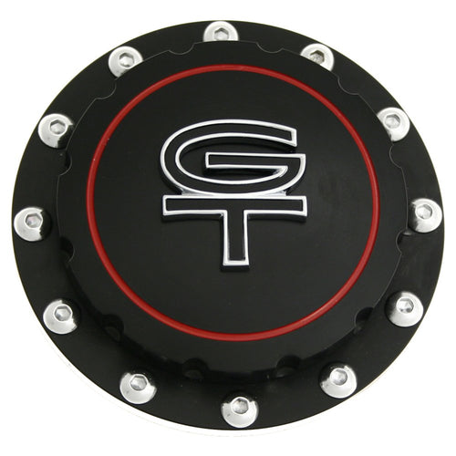 Billet Fuel Cap Scott Drake B-9030-GT-BK Black GT Emblem