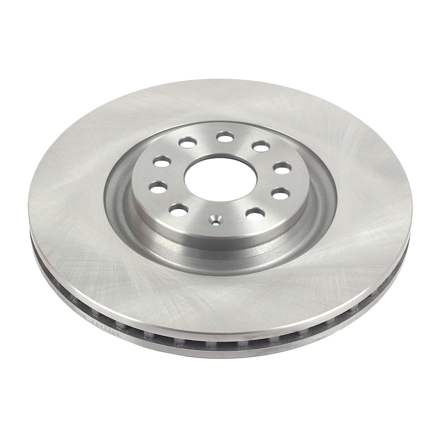 Power Stop EBR1497 Front Brake Rotor For Audi A3 Quat, Audi Q3, Audi S3, VW Arteon, VW CC, VW GTI, VW Golf R, VW Jetta, VW Tiguan Autospeciality Stock Replacement [Model Specific]