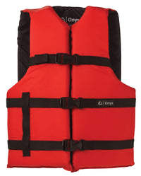 General Purpose ONYX Boating Life Jacket Universal, Red 103000-100-004-12