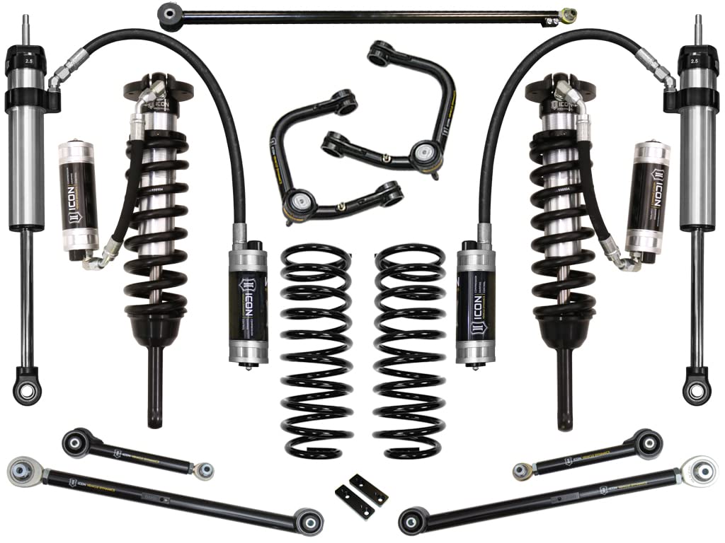 0-3.5" Lift, ICON Stage 7 Suspension System, Tubular UCA, Compatible with 2010-Up Lexus GX460, K53187T