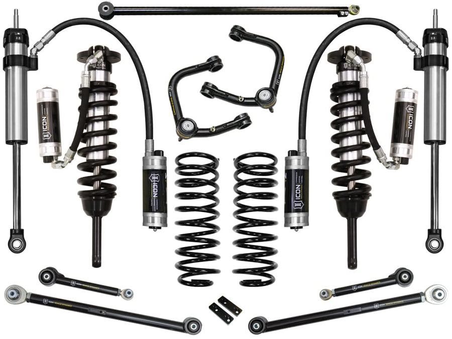 0-3.5" Lift, ICON Stage 7 Suspension System, Tubular UCA, Compatible with 2010-Up Lexus GX460, K53187T