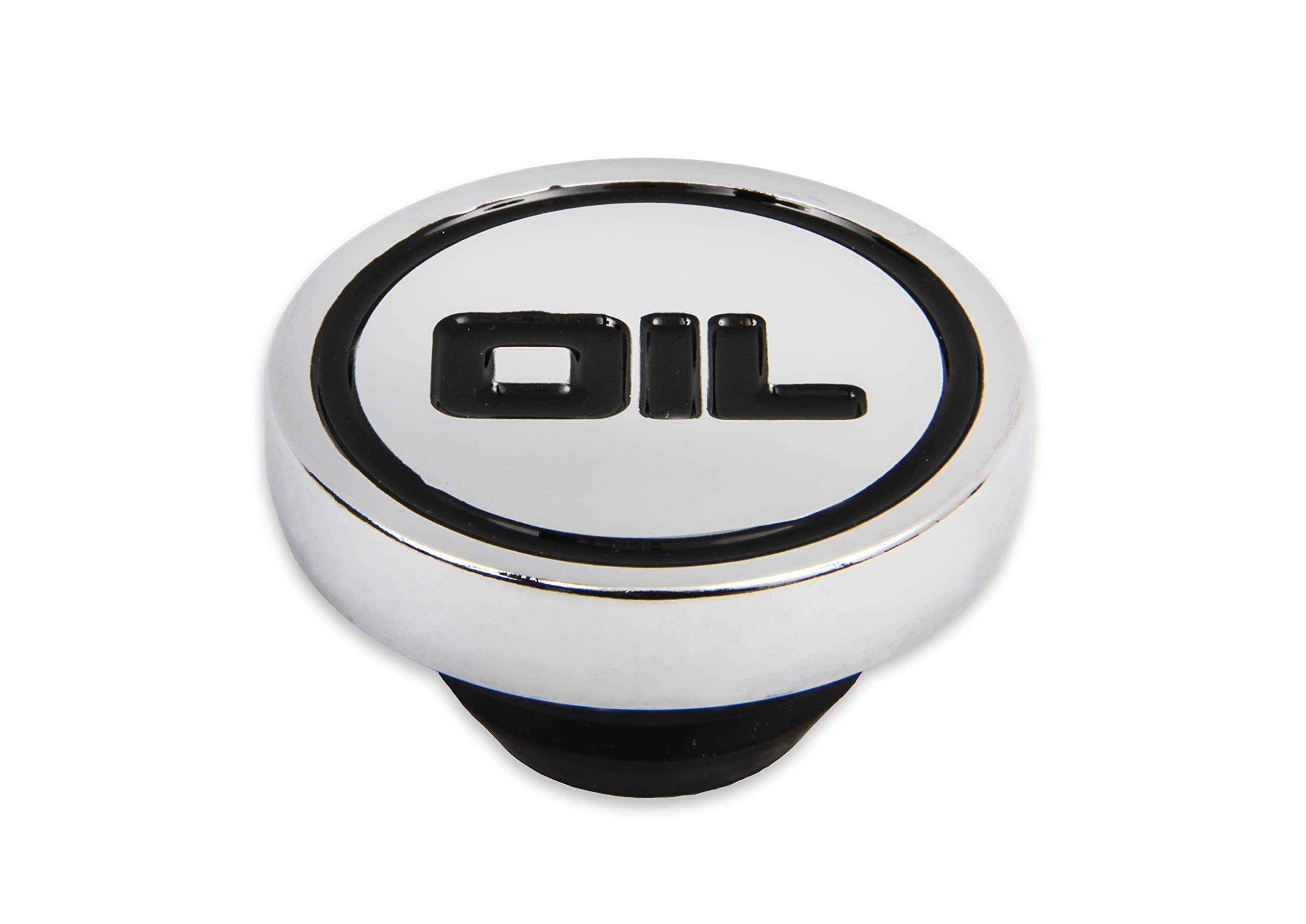 Oil Filler Plug Mr Gasket Push-On, Chrome