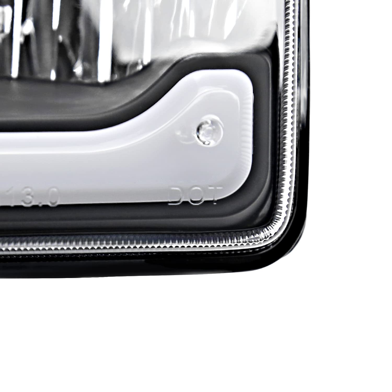 Black LED Tube Headlights SPEC-D TUNING Compatible with 2001-2011 Ford Ranger, Left + Right Pair Headlamps Assembly