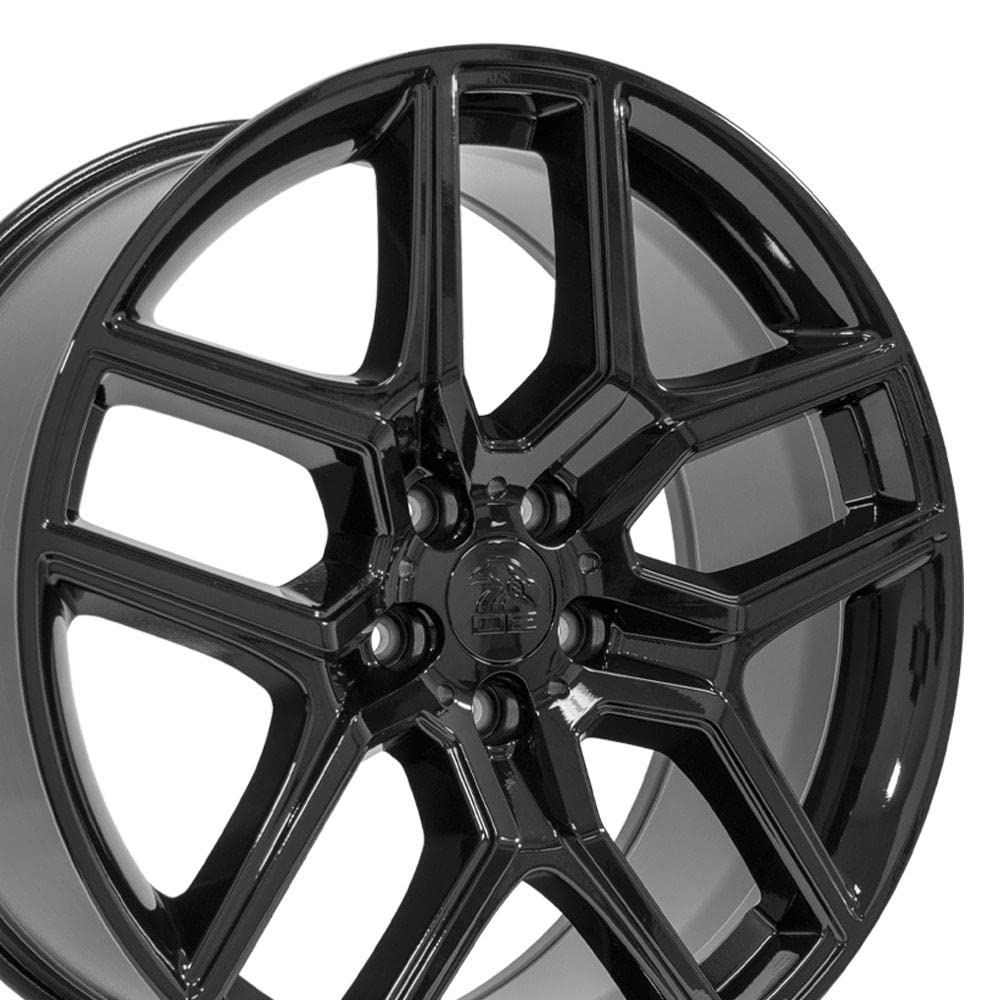 20 Inch OE Wheels FR73 Rim Fits Explorer Style 5x114.3 20x9 Gloss Black - Hollander 10061 (1)