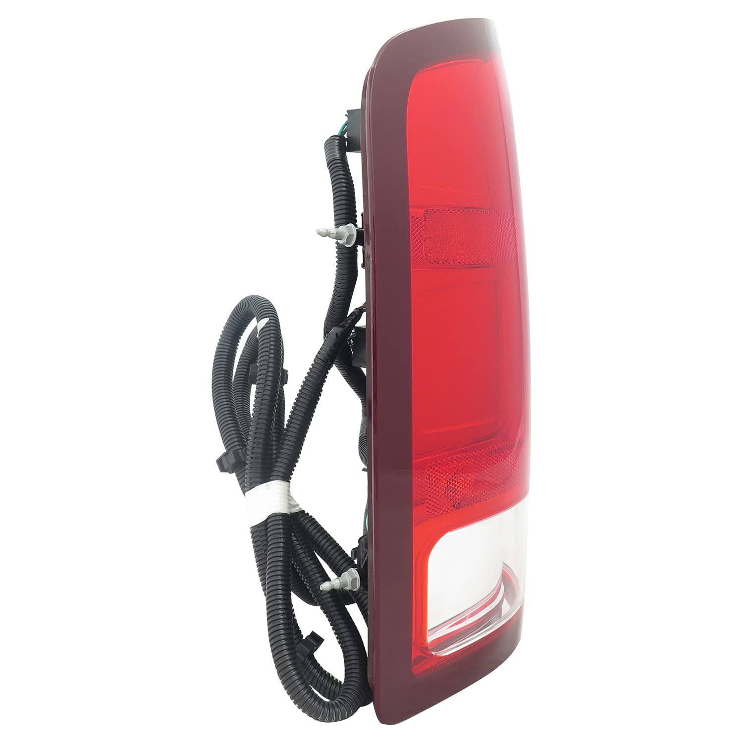 Left TYC Tail Light Assembly Compatible with 2010-2012 GMC Sierra Pickup