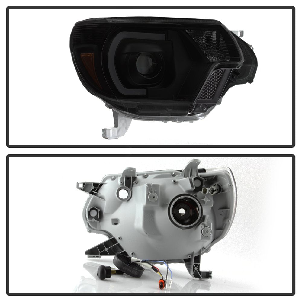 Projector Headlight Xtune PRO-JH-TTA12-LBDRL-BSM, 1 Pack