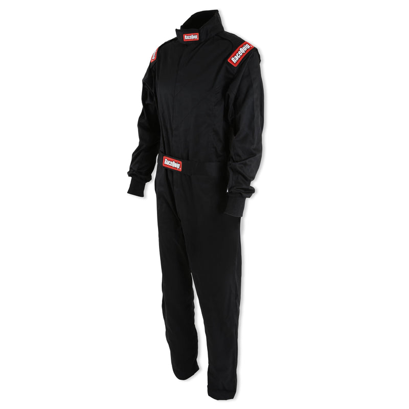 Chevron-1 RaceQuip® Driving Suit - SFI 3.2A/1 - Black - Medium Tall
