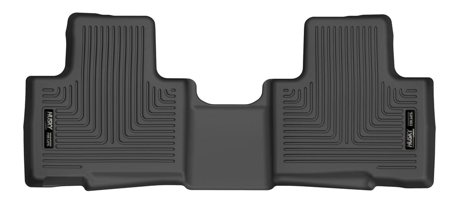 Weatherbeater Husky Liners Floor Mats | Fits 2020-2025 Toyota Highlander | 2nd Row, 1-pc Black - 12791