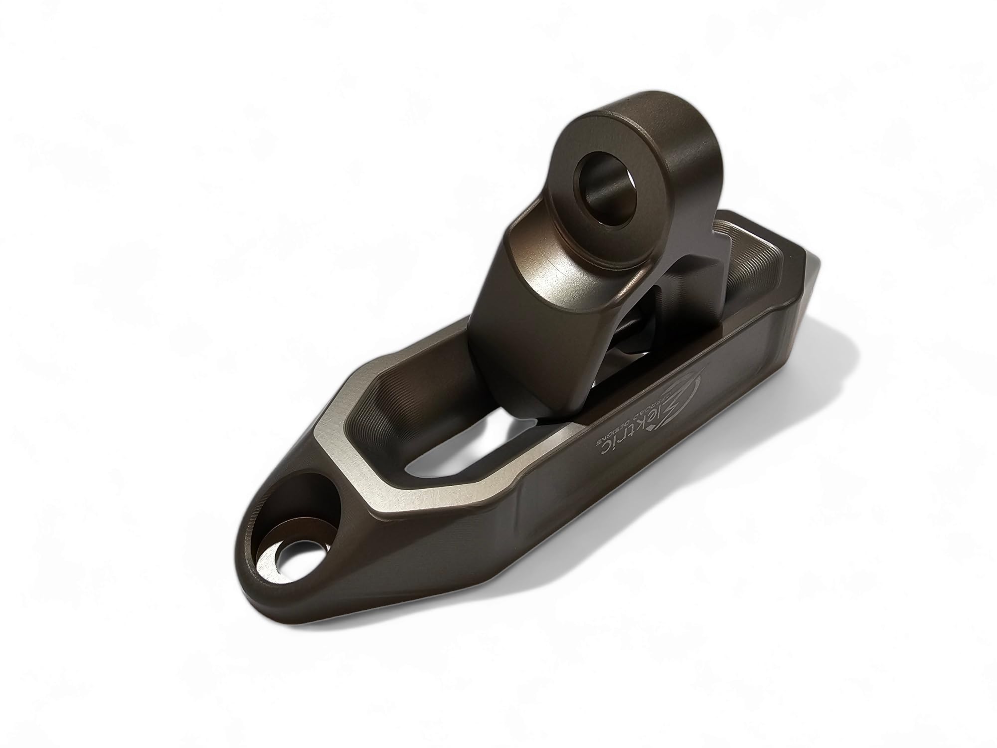 Winch Fairlead and Hook UTV – 6” Standard Mount, 6061 Billet Aluminum, Anodized Gun Metal, Heavy Duty Synthetic Rope Fairlead for Off-Road Recovery