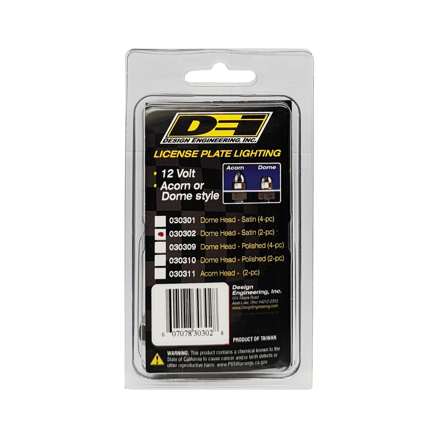 30302 Design Engineering - 30302 LED Lite N Boltz License Plate Lighting Kit