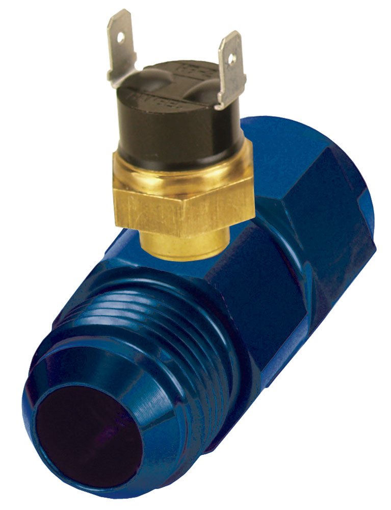Derale 35027 In-Line -10AN x -10AN Premium 190 Degree Fluid Thermostat