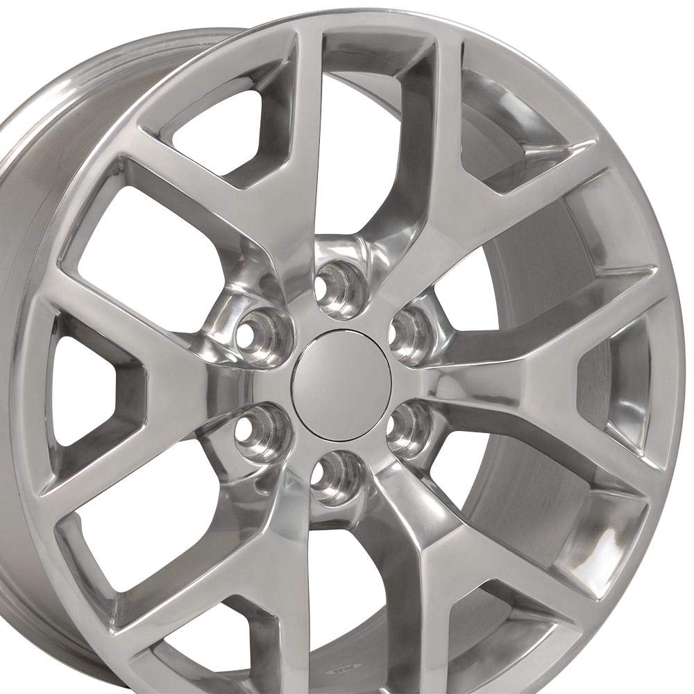 20 Inch OE Wheels CV92 Rim Fits Sierra 1500 Honeycomb Style 6x139.7 20x9 Polished - Hollander 5656 (1)