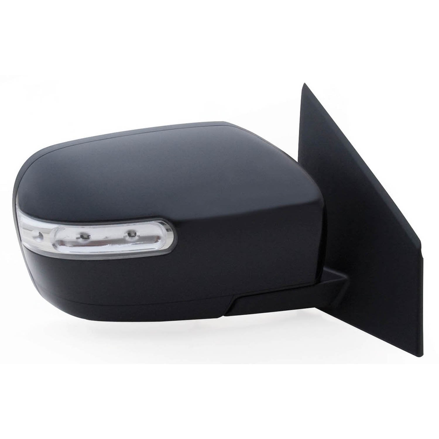 Fit System Side Mirror Passenger for Mazda CX-9 Black, PTM Cover, w/Turn Signal, Foldaway, Power