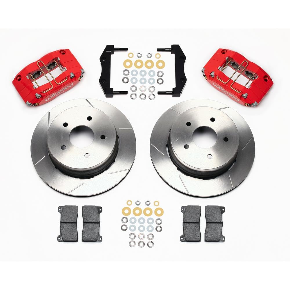 Rear DPR-DS Kit,12.19", Drilled, Red