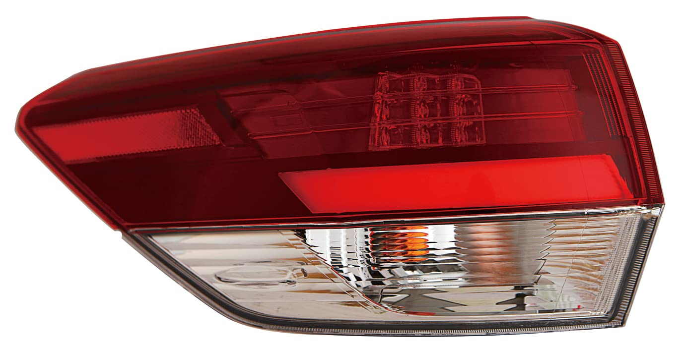 Toyota Highlander 19 Tail Light Outer Lens TINTED Driver Side | DOT Certified 81560-0E250 | TO2804153