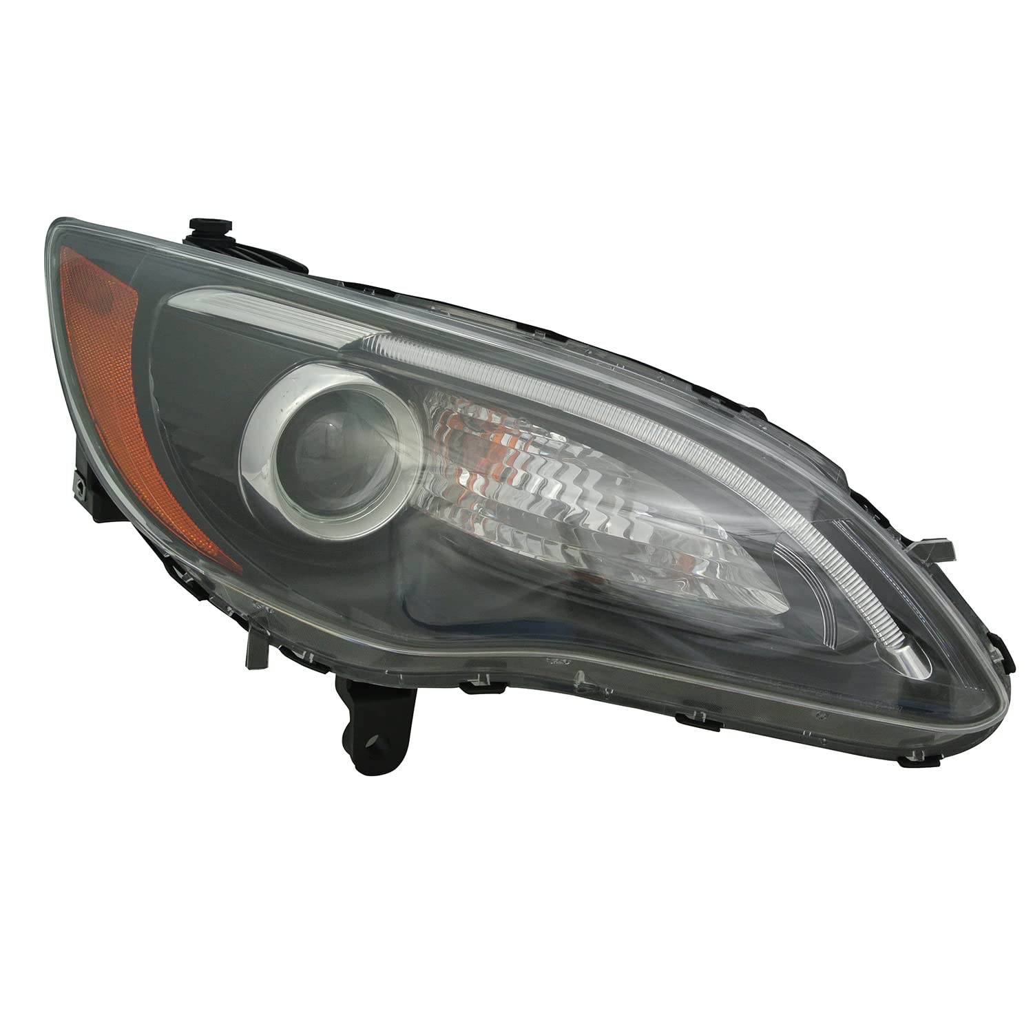 Right TYC Headlight Assembly Compatible with 2011-2014 Chrysler 200