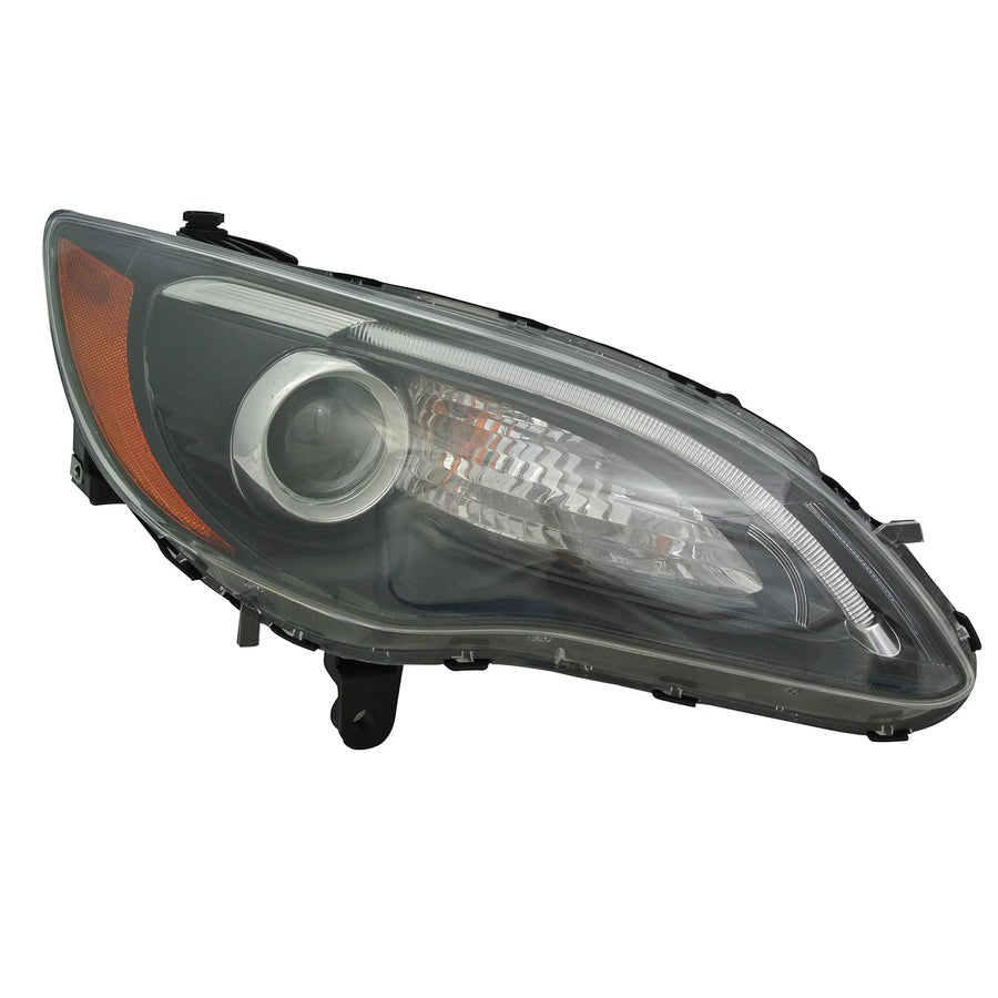 Right TYC Headlight Assembly Compatible with 2011-2014 Chrysler 200