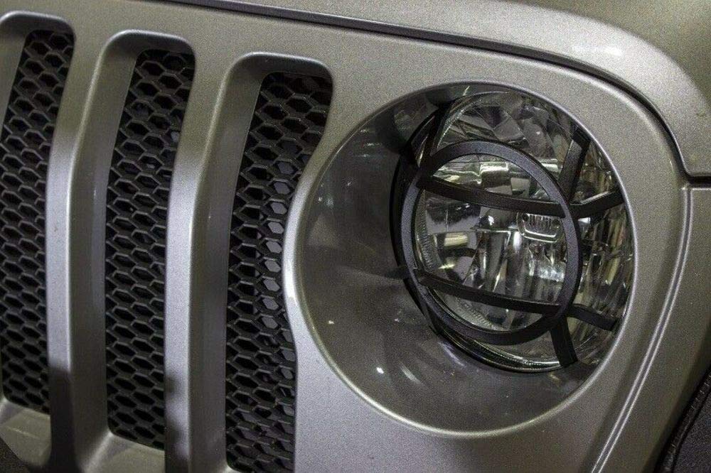 Black Fishbone Offroad Headlight Guards