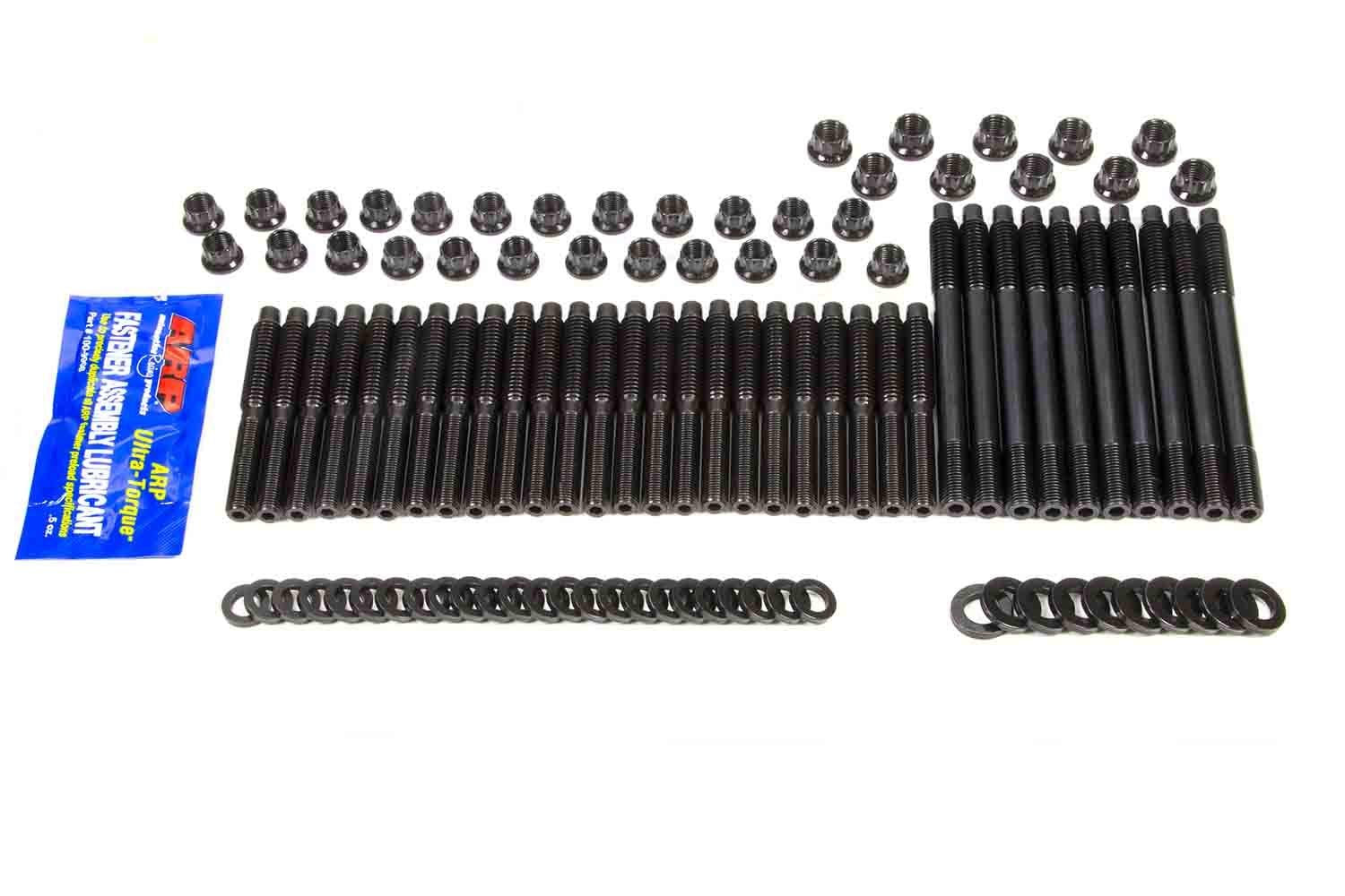 ARP 134-4310 Black Oxide Pro Series 12-Point Cylinder Head Stud Kit for Small Block Chevy with SB2 Head and Brodix/Rodeck Aluminum Block