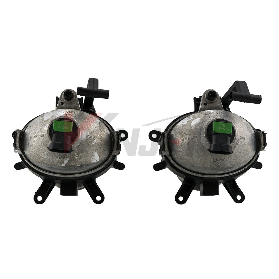 Fog Lights Winjet WJ30-0536-09 Replacement Pair RH LH for 2002-2005 3 Series E46 Sedan Wagon 330i 330Xi 325i 325Xi 325i Wagon 325Xi Wagon W/O MTech - Clear
