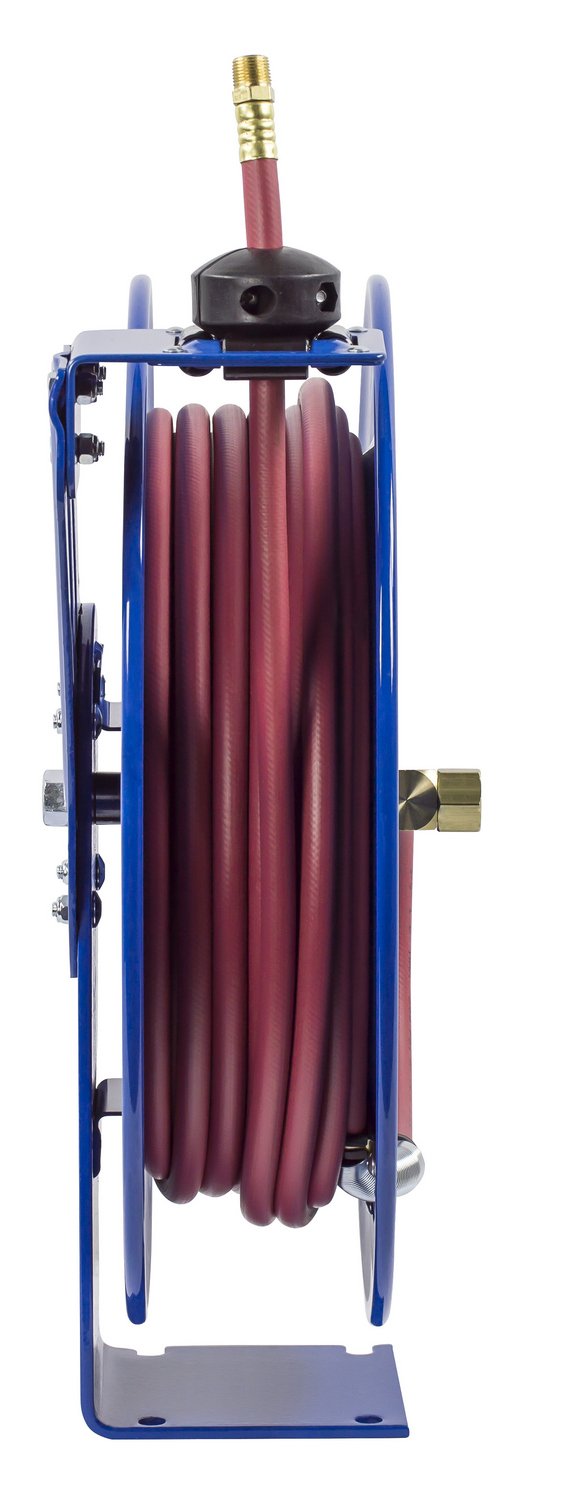 Coxreels Heavy-Duty SH-N-350 Self-Retracting Air/Water Hose Reels, 3/8" Hose ID, 50' Length