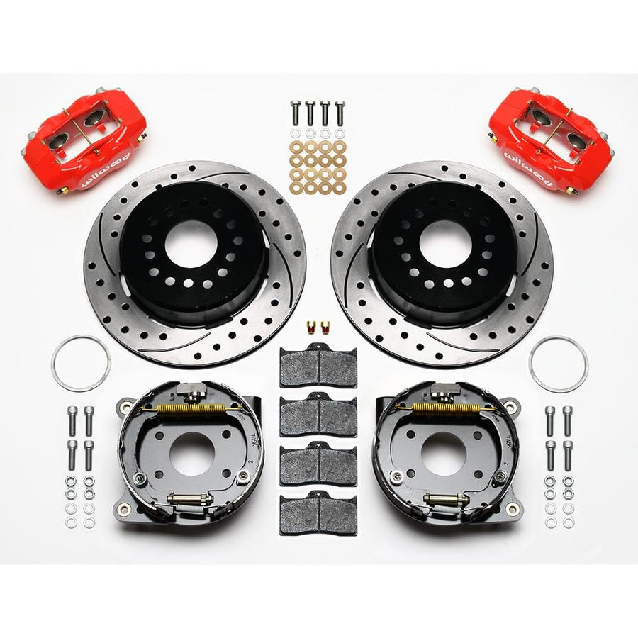 WILWOOD 140-13398-DR P-B Kit FDL P/S, Drilled-Red AMC 71-74 2.60" Offset