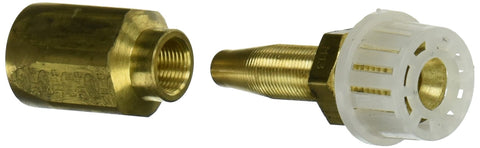 6C5-6RMPB Gates Field Attachable for C5C, C5D and C5M Hose, Male Pipe NPTF, 30 Cone Seat, Brass, 5/16" ID
