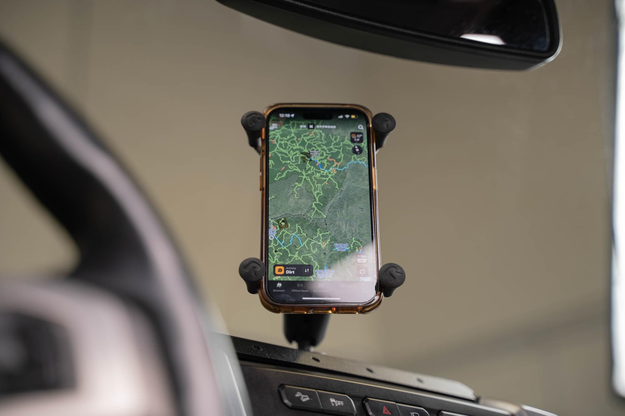 Digital Device Dash Mount DV8 Offroad for The 2015-2020 F-150 & 2017-2021 F-250/350 | Limitless Mounting Options for Phones, GPS, Radio Mics, etc. | Compatible with RAM Mounts Device Holders