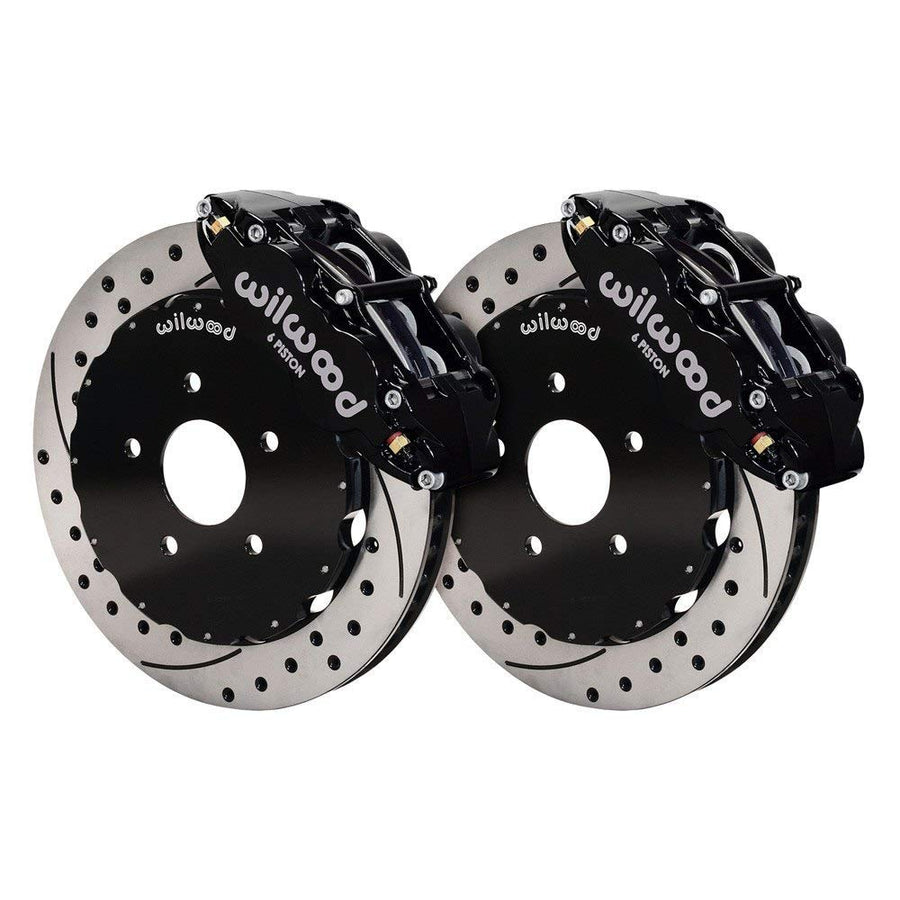 Narrow Wilwood Superlite 6R Front Hat Kit 12.88in Drilled 1994-2004 Mustang