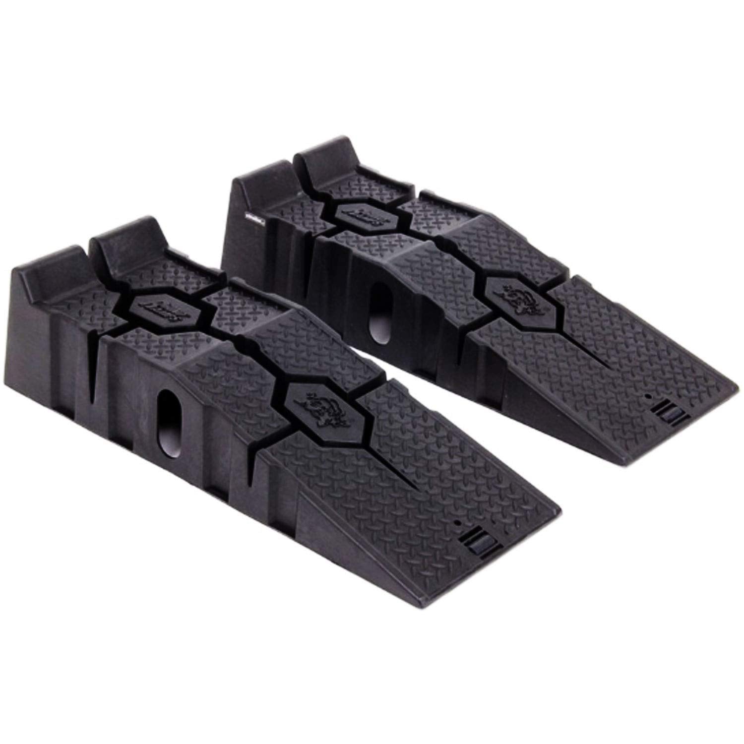 RhinoRamps MAX FloTool 11912 Vehicle Ramps - Set of 2 (16,000lb. GVW Capacity)