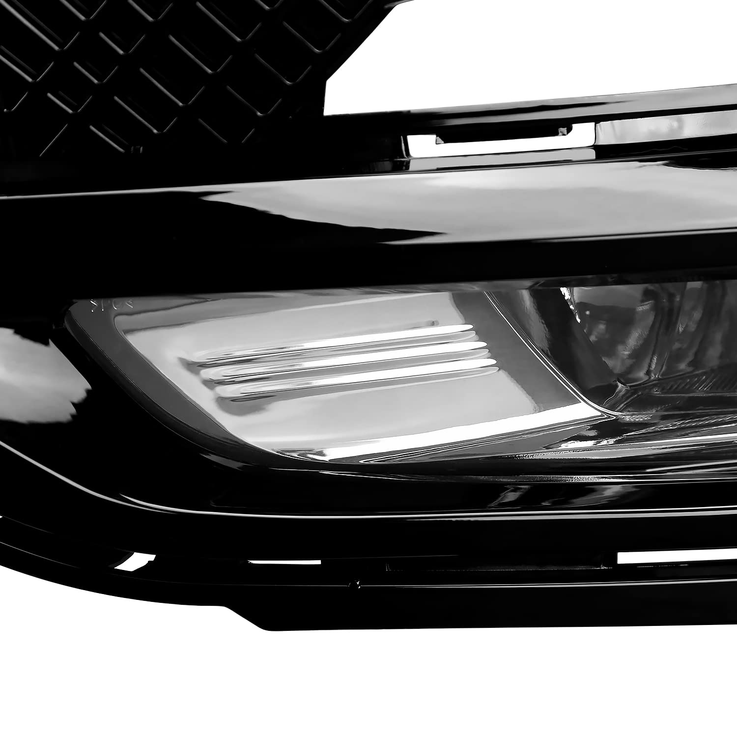 Fog Lights Spec-D Tuning Chrome with OE Wiring and Switch Compatible with 2020-2021 Nissan Sentra, L+R Pair Assembly