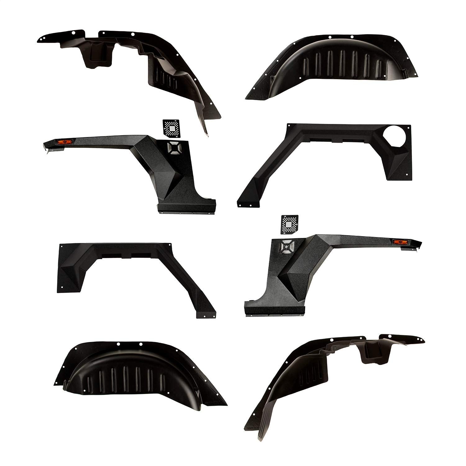 XHD Armor Fender Kit, Rugged Ridge | Liner | 11615.06 | Fits 2007-2018 Jeep Wrangler JK 4-Door
