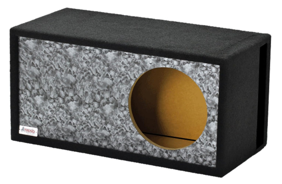 Atrend 12LSVBB-Reaper Black Skull Pattern GFX Series Single Vented SPL 12" Subwoofer Enclosure