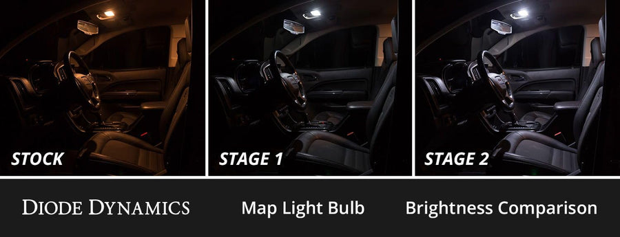 Interior LED Kit Diode Dynamics for 2007-2013 Chevrolet Avalanche, Cool White Stage 2