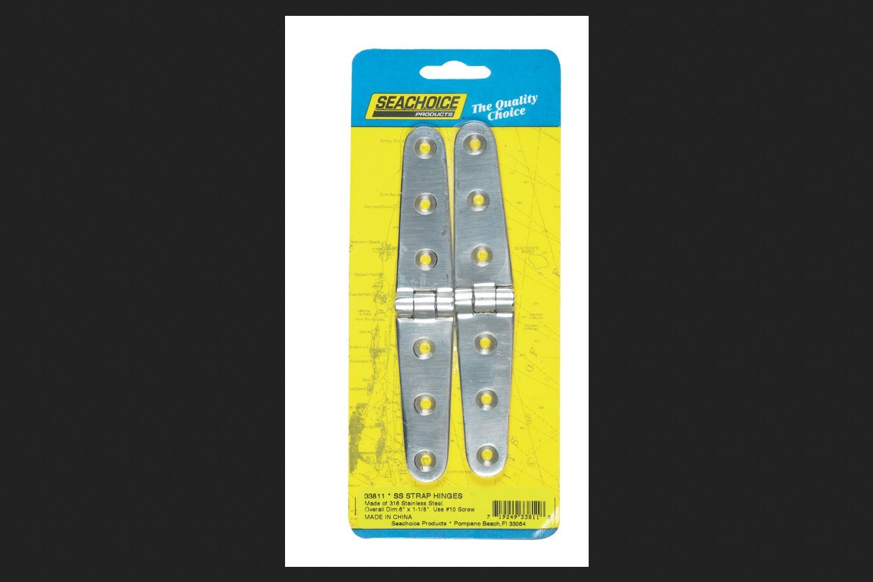 Stainless Hinge Strap 6"
