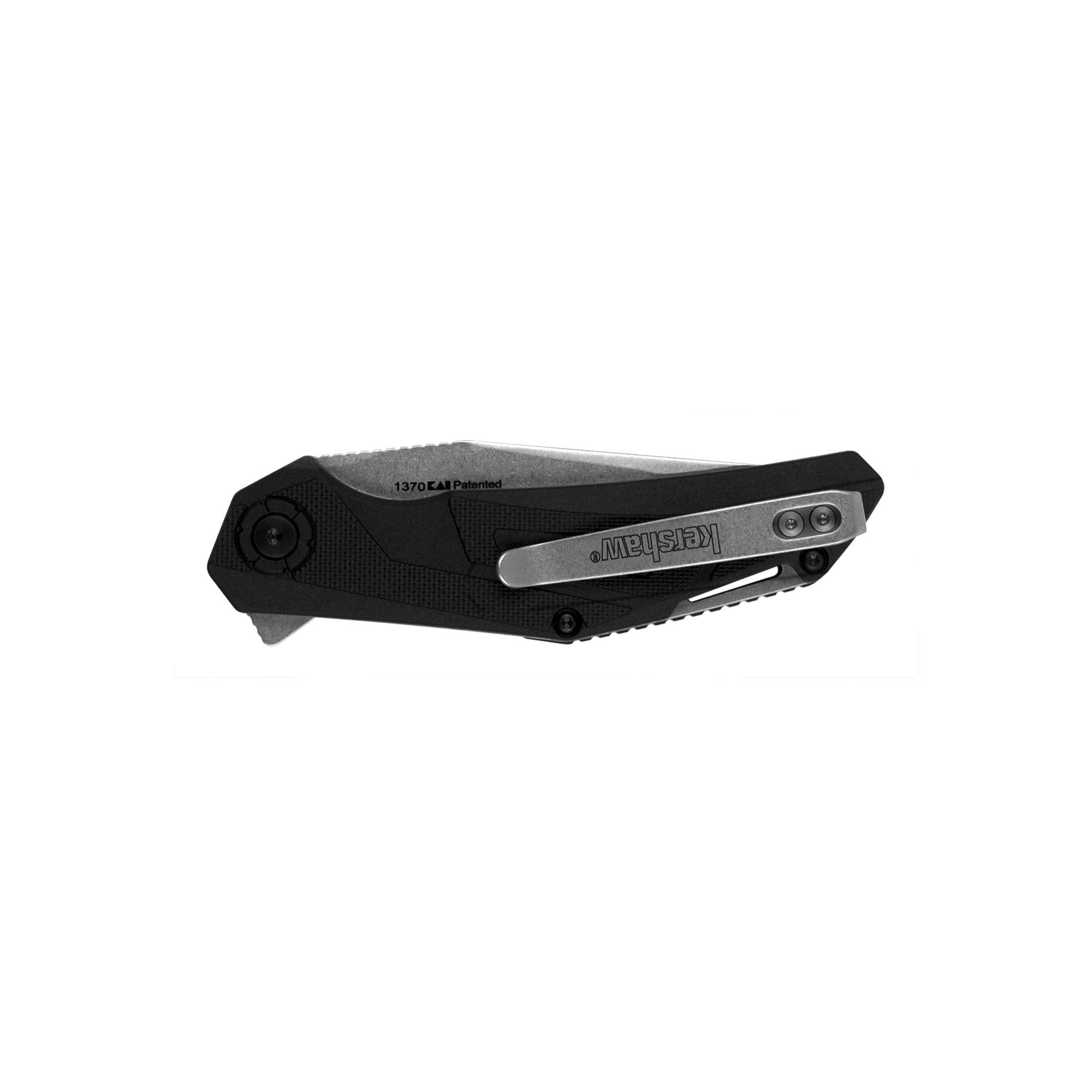 Kershaw Folding Pocket Knife Camshaft, 3-Inch Blade with SpeedSafe Assisted Opening, Liner Lock (1370), Black