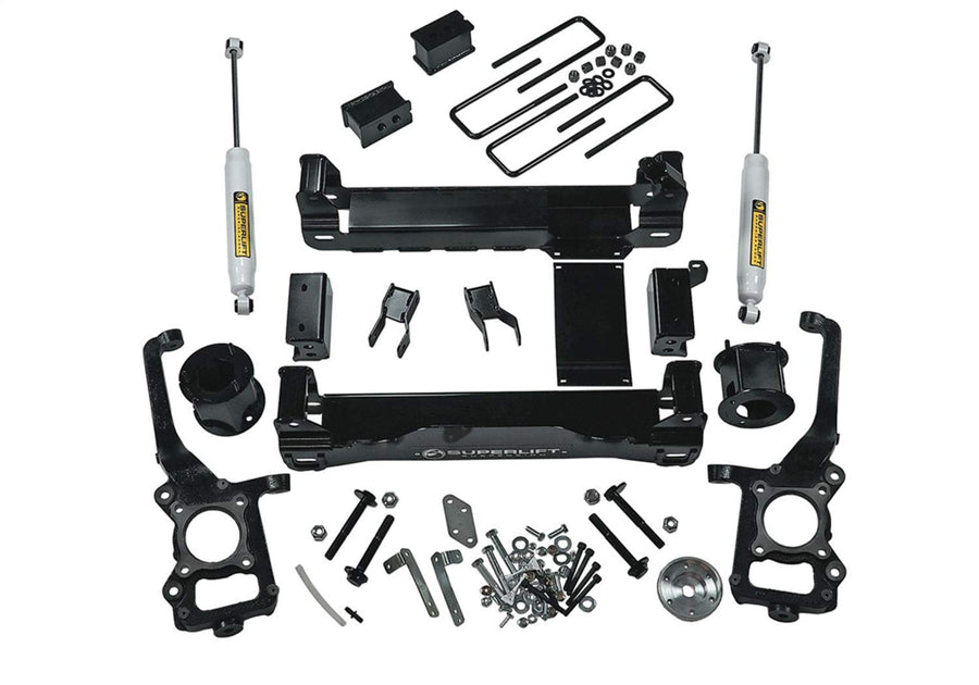 SUPERLIFT REALTRUCK SUSPENSION 4.5" Lift Kit for Ford F-150 | Complete Lift Kit with Front Strut Spacers & Rear Shadow Series Shocks | K178 | Fits 2009-2014 Ford F-150 4WD