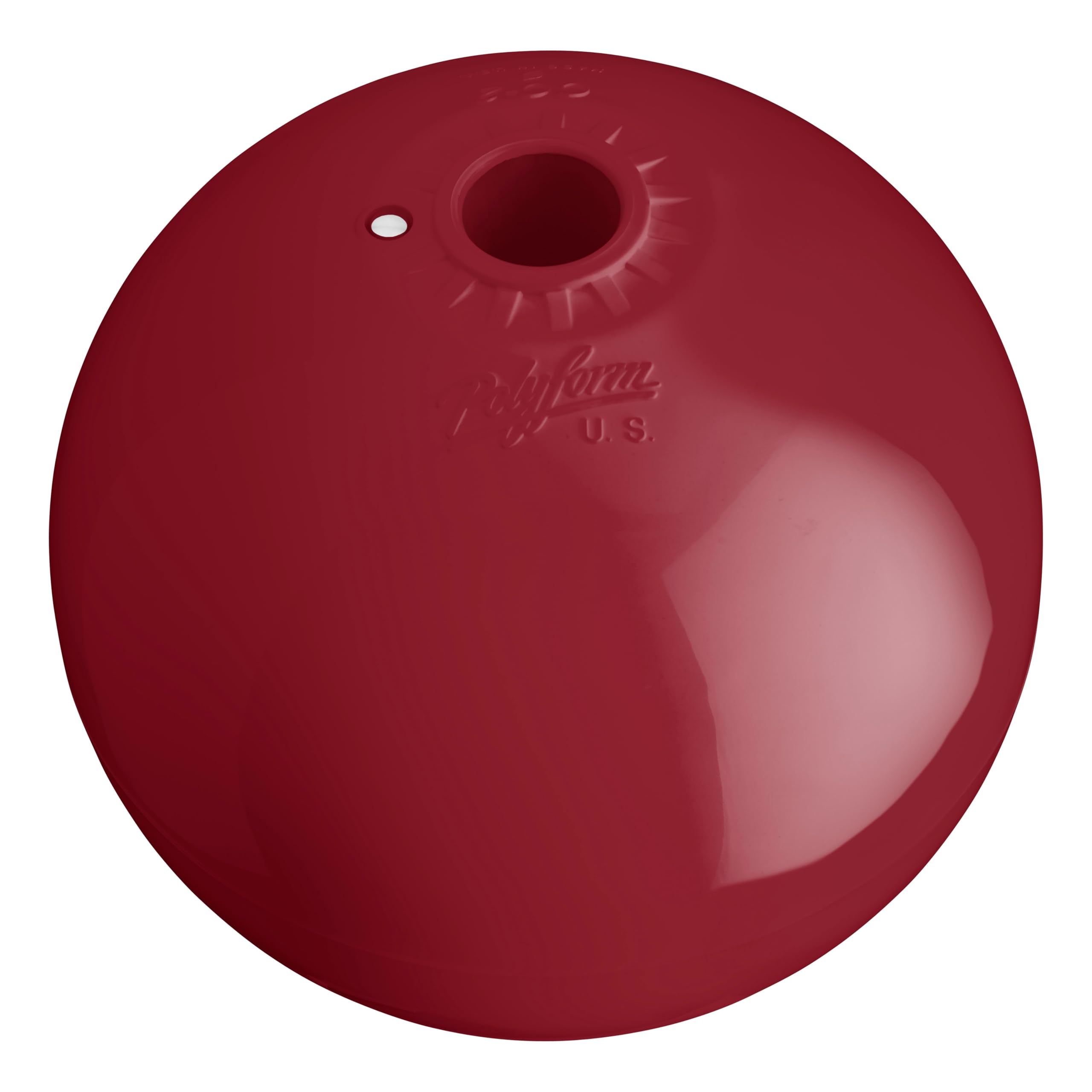 CC-4 Polyform Mooring and Marker Buoy - Burgundy