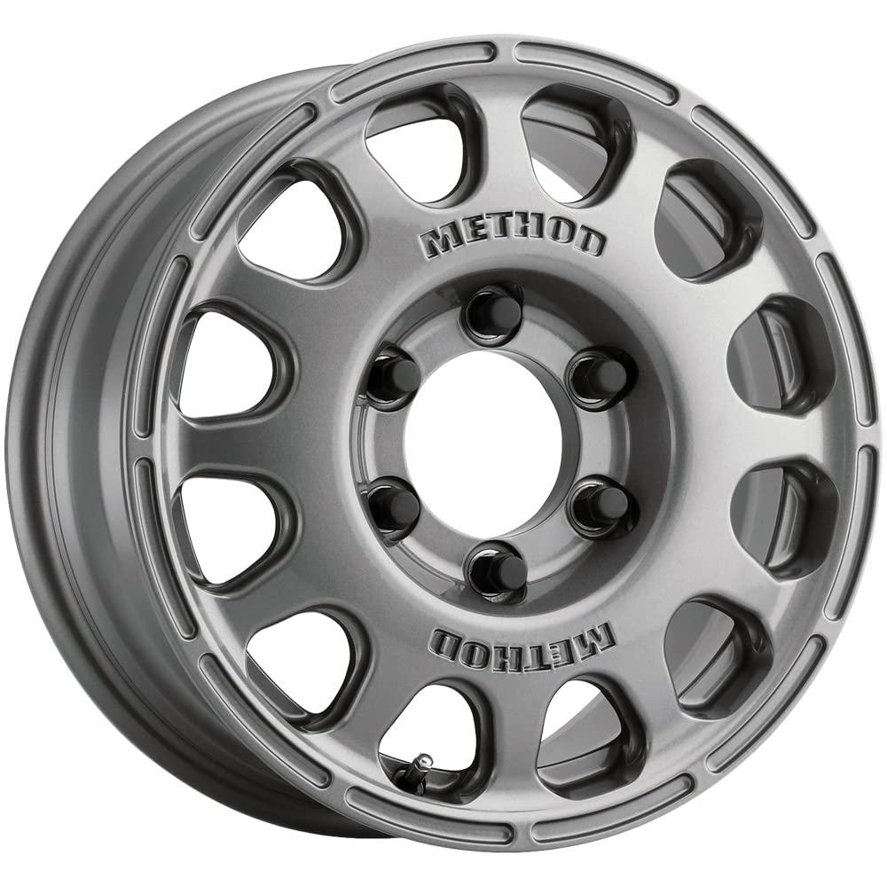 Method Race Wheels 16x7" Gloss Titanium 107 6x5.5", 45mm offset 5.9" Backspace, MR10767090845