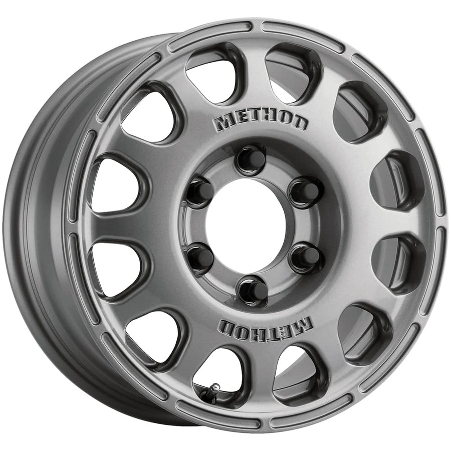 Method Race Wheels 16x7" Gloss Titanium 107 6x5.5", 45mm offset 5.9" Backspace, MR10767090845