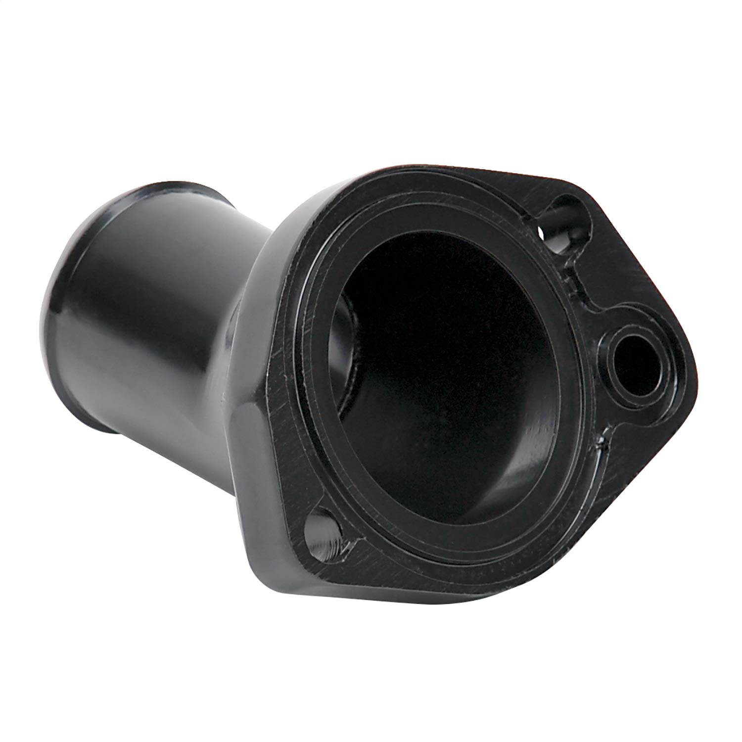 Edelbrock Steel Water Neck Blk Sbf Windsor, Black (48143)