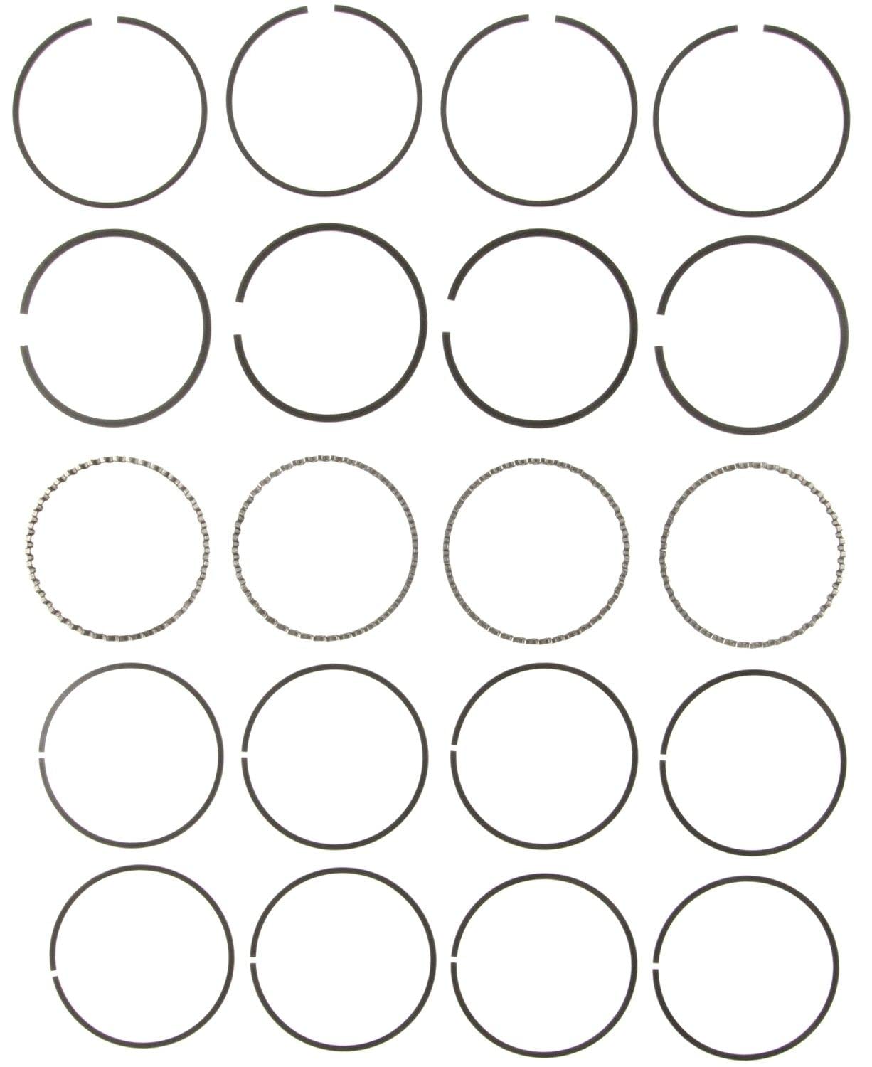 Clevite 41240CP.040 Ring Set, Clevite - Moly - Amc 151(2.5L) Eng. (79-80); Buick 151(2.5L)